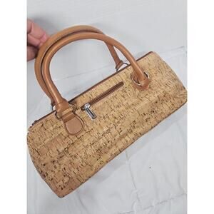 Primeware Cork Insulated Wine Bag Handbag Cooler Clutch Purse Sparkle Corkscrew